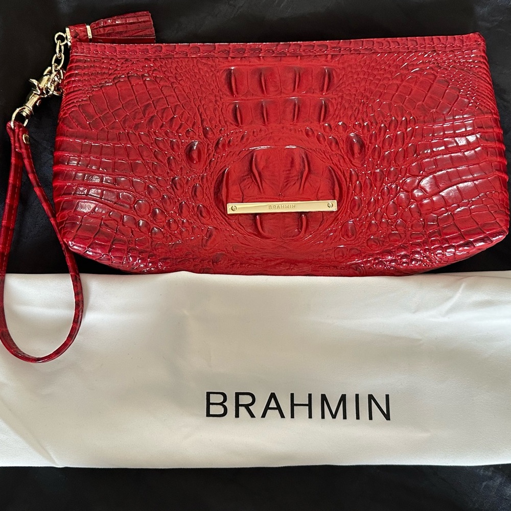 Brahmin Clutch/Wristlet  6”x11”